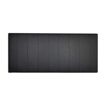 P17 | Testiera in Ecopelle | Righe | 180x80 | (Black)