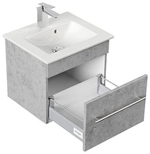 Mobile bagno con lavabo Villeroy & Boch Venticello 50cm grigio cemento