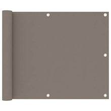 vidaXL Paravento da Balcone Talpa 75x500 cm Tessuto Oxford