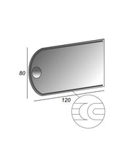 Mobile bagno sospeso moderno Soho rovere cm 122,con specchio a led e lavabo