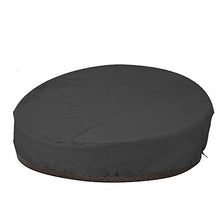 JTWEB Copertura per Lettino da Giardino Rotonda 210D 228cm Diametro Copertura per Mobili da Giardino da Esterno Copertura per Divano Impermeabile e Resistente