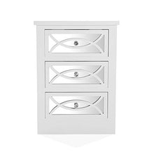 BigBuy Home Cassettiera, Legno Compensato, Bianco, único