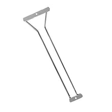 Wateralone - Portabicchieri da vino, in acciaio inox, per cucina, bar, pub, colore: argento
