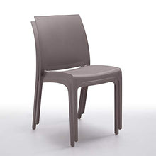 BICA Volga Sedia, Taupe, 46x54x80 cm, 2 unità