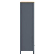 FAMIROSA Armadio a 2 Ante Hill Range Grigio 89x50x170cm Massello di Pino