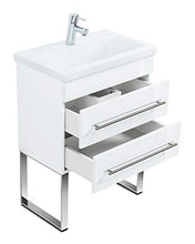 Mobile bagno a terra Mars 600 SlimLine bianco lucido