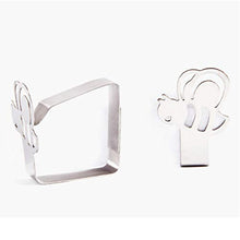 Sourcemall - Set di 8 mollette per tovaglia, in acciaio inox, per decorazione da tavolo, ideali per casa, picnic, feste