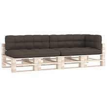 Buyounger Cuscini per Divani su Pallet 5 pz Grigio Talpa