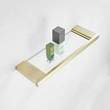 Mensola da Parete per Bagno, in Vetro, 45 cm