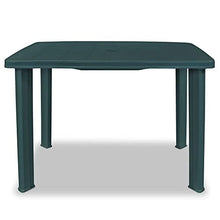 vidaXL Tavolo da Giardino 210x96x72 cm Plastica Bianco Tavolino Tavola Esterni