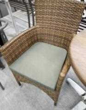RY1046C POLTRONA IN POLYRATTAN GRIGIA C/CUSCINO GRIGIO