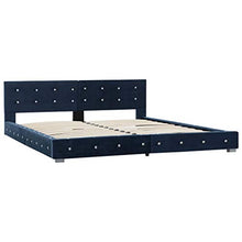 SKM Giroletto Blu in Velluto 160x200 cm
