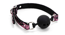 Set di collana per maschera per gli occhi regolabile in nylon con battito stampato in pizzo regalo