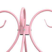 SKM Letto a Baldacchino Rosa in Metallo 90x200 cm