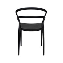 Totò Piccinni Sedie New Infinity, Moderne Design impilabile A85xL55xP52 (Nero, 2)