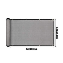 CeFoney - Parabrezza per balconi, protezione per la privacy, protezione dai raggi UV, 500 x 90 cm