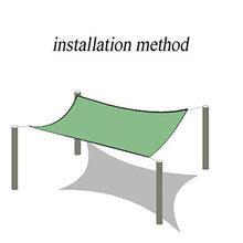 WXQIANG - Telo parasole con crittografia, per isolamento termico, protezione solare, isolamento termico, colore: verde, dimensioni: 3MX3 m