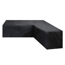MLXIUXIU Copertura per mobili da esterni, impermeabile, a forma di L, per divano da giardino, a forma di L, 222 x 286 cm, copertura componibile per mobili a forma di V