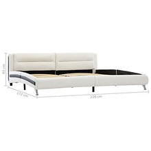 SKM Giroletto Bianco in Similpelle 160x200 cm (36.05kg)