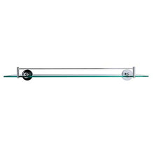 axentia 282101 Mensola da Parete per Bagno, Argento, 35x0.5x26 cm