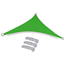SH 3 x 3 x 3 m verde parasole vela triangolo UV blocco tenda parasole parasole parasole esterno patio tessuto riparo tenda schermo