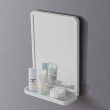 YYSYN Specchio per Lavabo per Hotel, Forte Specchio Quadrato A Parete, A Parete, 299x200x87mm