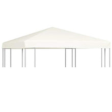vidaXL Copertura Superiore per Gazebo 310 g/m² Bianco Crema Tetto per Tendone