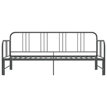 vidaXL Telaio Divano Letto Estraibile Grigio in Metallo 90x200 cm