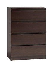 Shumee - Cassettiera con 4 cassetti, M4, 40 x 70 x 97 cm, colore: Wenge