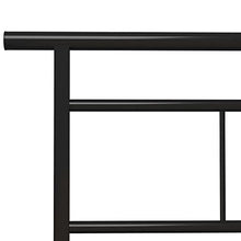 vidaXL Giroletto Nero in Metallo 90x200 cm