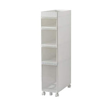 Comò e cassettiere Armadio di stoccaggio Cucina Armadio Accanto ad Ampio Armadio spogliatoio Mobile di stoccaggio Lavatrice (Color : White, Size : 4 Floors)