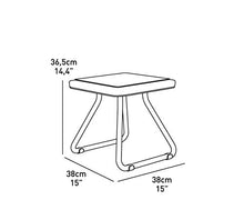 Keter Lounge Rio Patio Set, Set Arredo da Esterno con 2 Sedie e Tavolino, Grafite