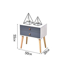 SLL- Legno Solido Comodino Comodino Laterale Forma Semplice e Durevole e Pratico