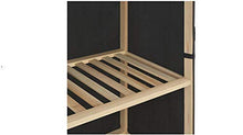 Zerone Armadio a 4 livelli, in tessuto, per camera da letto, con asta appendiabiti, 79 x 40 x 170 cm
