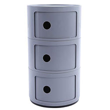 nobrands Cabinet-Modern Multifunzionale Cerchio Mobili Comodino Comodino Comodino Tavolo di stoccaggio per la casa(Grigio)