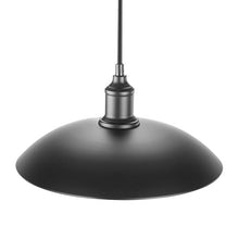Smartwares Lampada a Sospensione Stile Industriale E27, 60 W, Nero, 32 x 32 x 8 cm