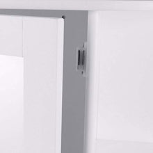 BXSZVOK Armadietto a Specchio da Bagno ad Anta Singola con Specchio, arredo Moderno con 2 Ripiani integrati