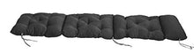Meerweh 20070 - Cuscino imbottito, ca. 195 x 49 x 10 cm, colore: Grigio