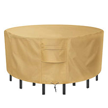 Sunkorto Table And Chair Cover Set, Waterproof, Wear Resistant, 239 cm, Light Brown