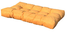 Cuscino per Bancale 120x80x15 cm - Cuscino per Seduta Divano Pallet di legno - COLORE GIALLO ARANCIATO