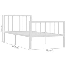 SKM Giroletto Bianco in Metallo 100x200 cm (17.4kg)