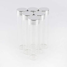 JIUYUE 15 flaconcini di vetro piccoli da 60 ml, con coperchio, mini barattolo (57,5 g-3 x 12 cm).