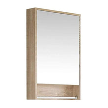 KSW_KKW Bagno degli specchi a Parete di Legno Solido Bagno Specchio Specchio con mensola Rack Bagno a Parete Governo di immagazzinaggio Armadi