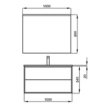 Salgar Optimus Set Mobile da Bagno, Truciolato, Nero Opaco, Extra Grande