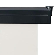 vidaXL Tenda da sole laterale per balcone, 80 × 250 cm, bianco crema