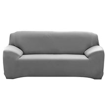 WINOMO Fodera per Divano Copridivano Copertine 3 Posti Copertura di Elasticità Coperchio Protezione del Mobiletto (Grigio)