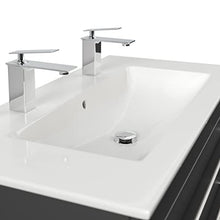 Mobile bagno ,lavabo Villeroy & Boch Venticello 100cm nero satinato, doppio