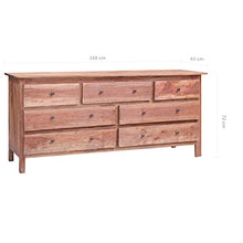 vidaXL Credenza 160x45x72 cm in Legno Massello di Recupero