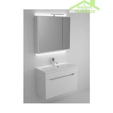 RIHO - Set mobile e lavabo ENNA 35 x 38 x 53,5 cm moderno Bois Laqué Satiné