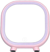 GIAOYAO Specchi da Tavolo LED Bluetooth Specchio per Il Trucco Bluetooth Specchio Wireless Bluetooth e Cavo USB, abitatore per la casa Bluetooth Bluetooth Specchio a LED Bluetooth